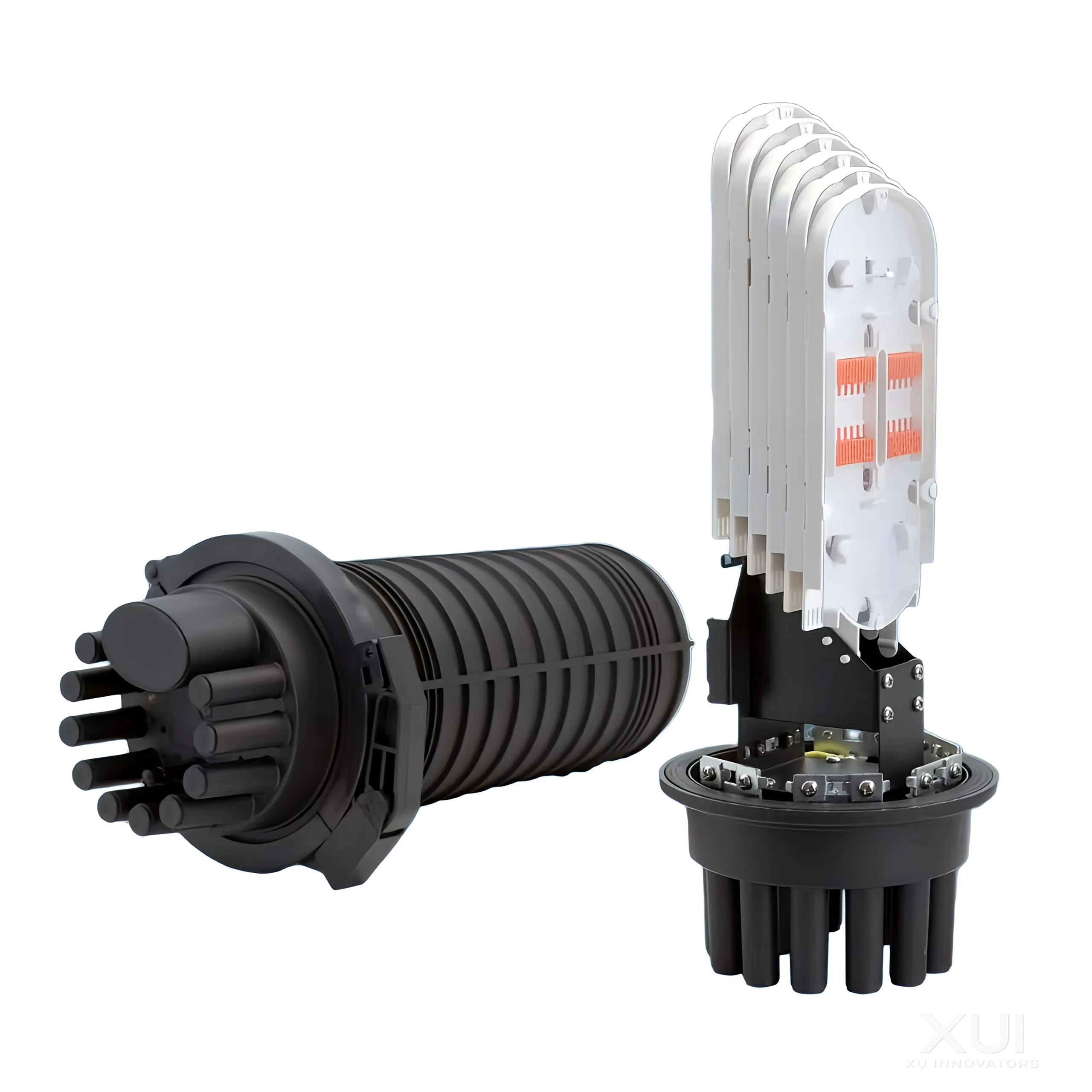 144-Core Dome Fiber Optic Splice Closure (1-In / 10-Out)