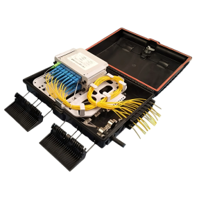 24-Core 16-Port FTTH Fiber Distribution Box for Plug-in Splitters