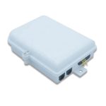 16 Port FTTH Distribution Box For 2pcs 1×8 Plug-in Splitter,24 Splices