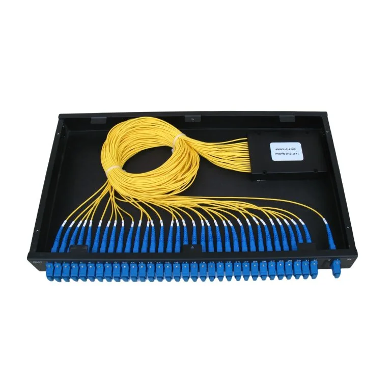1×32 PLC Fiber Optic Splitter, 1U Rack Mount, SC/UPC - Image 2