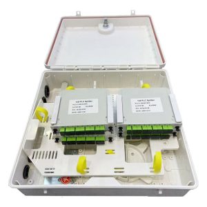 2 in 2 Out 32 Core FTTH Distribution Box For Cassette Splitter , 24 Cores Splice