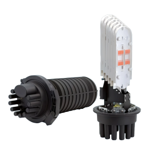 144-Core Dome Fiber Optic Splice Closure (1-In / 10-Out)