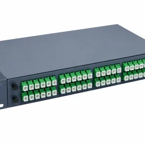 2U Fixed Fiber Patch Panel With 48 Adapter Ports, 48 Splices
