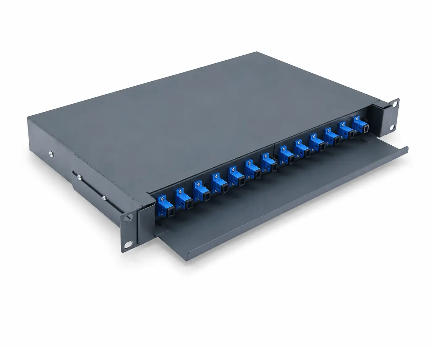 Rack Mount Fiber Termination Box With 12 Port, 12 Splices