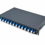 12 Port Fiber Patch Panel With 12 Adapter Ports, 12 Splices