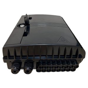 16 Port FTTH Distribution Box For Plug-in Splitter, 24 Cores Splice