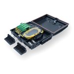 16 Ports Fiber NAP Box For Blockless PLC Splitter , 24 Splices