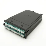 24-Fiber MPO to LC OM3 Duplex Fiber Cassette, Plastic Construction