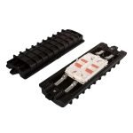 In-line Fiber Splice Closure With 4 Cable Port, 96 Splices