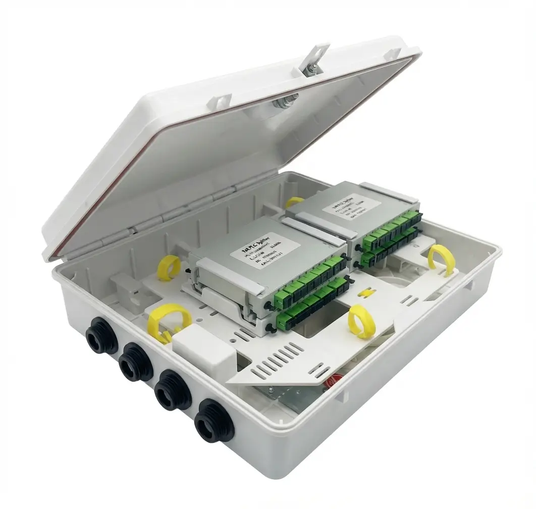 2 In 2 Out FTTH Distribution Terminal Box, 16 Core Splices