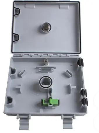 2 Port Indoor Fiber Terminal Box, 2 Cores splice