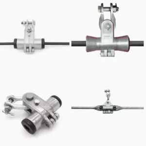 ADSS Optical Fiber Cable Tangent Suspension Clamp Dead End Clamp Fitting Assembly