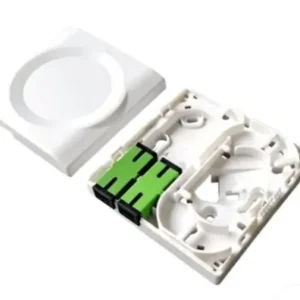 2 Ports Surface Mount Fiber Oultet Box , 2 Cores Splice