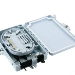 2 Ports Fiber Termination Box For 1×2 Mini Splitter, 4 Cores Splice